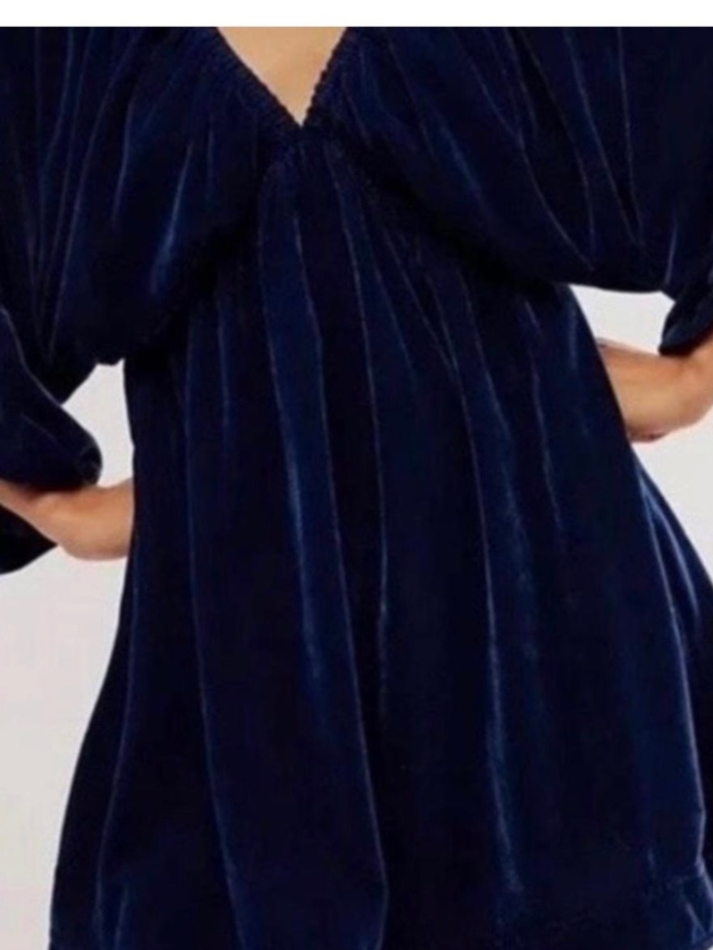 Free People babydoll mini dress